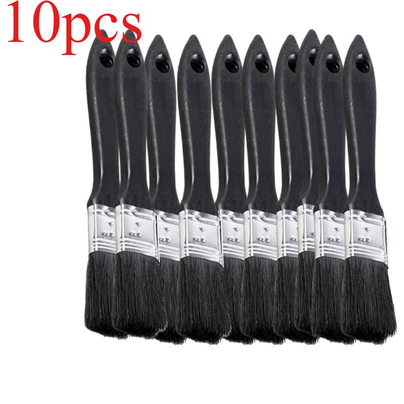 

10pcs Nylon Paint Brushes Set for Acrylic Oil Drawing Watercolor Wooden Painting Brush Tools Art Supplies
