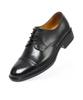 Mellos 5Cm Height-Increasing Opening Derby Shoes Black - Handmade