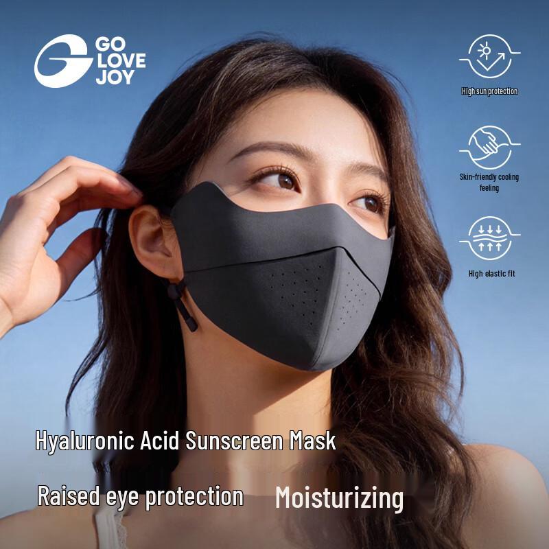 

GOLOVEJOY Hyaluronic Acid Ice Silk Sun Protection Mask One Size, Adjustable