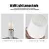 6PCS Clip On Wall Light Chandelier Fabric Lampshade Modern Light Fixture  Home Decoration