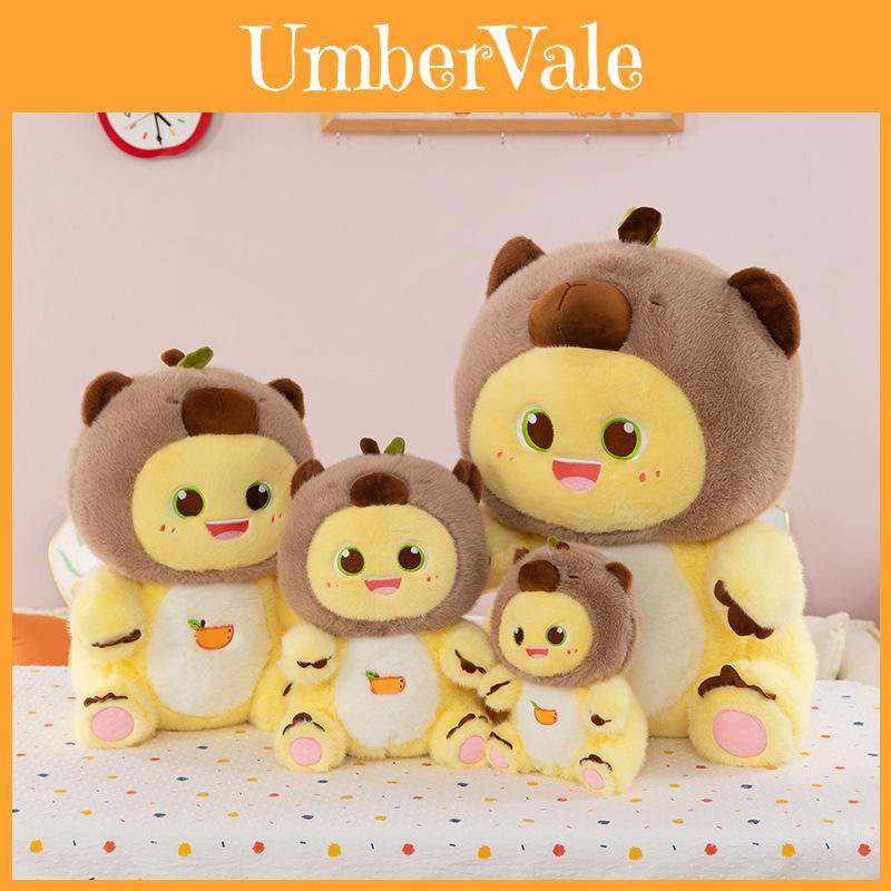 Cute Yellow Dragon Plush Doll With Capybara Design For Kids And Collectors