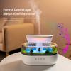 Tropfenförmiger Luftbefeuchter Mikro-Landschaft Ätherischer Öl Diffusor mit buntem Licht Ultraschall Duftdiffusor für Zuhause Büro