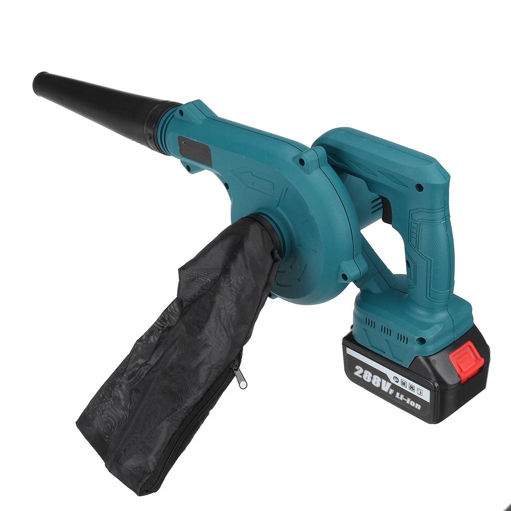 

Беспроводной электрический воздуходув и всасывающий ручной компьютерный пылесос для листьев, очиститель, электроинструмент 880 Вт для аккумулятора 15000 мАч 2 в 1 1 x Battery