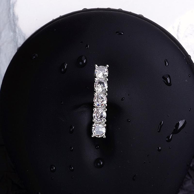 Sweet Heart Butterfly Navel Ring Zircon Belly Button Ring For Women Body Piercing Decoration Vacation Leisure Beach Jewelry Gift