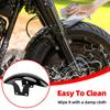 Motorcycle Gloss Black Front Fender Mudguard Motorbike Mudflaps Guard Parts For Harley Softail M8 Fatboy FLFBS FLFB 2018-up