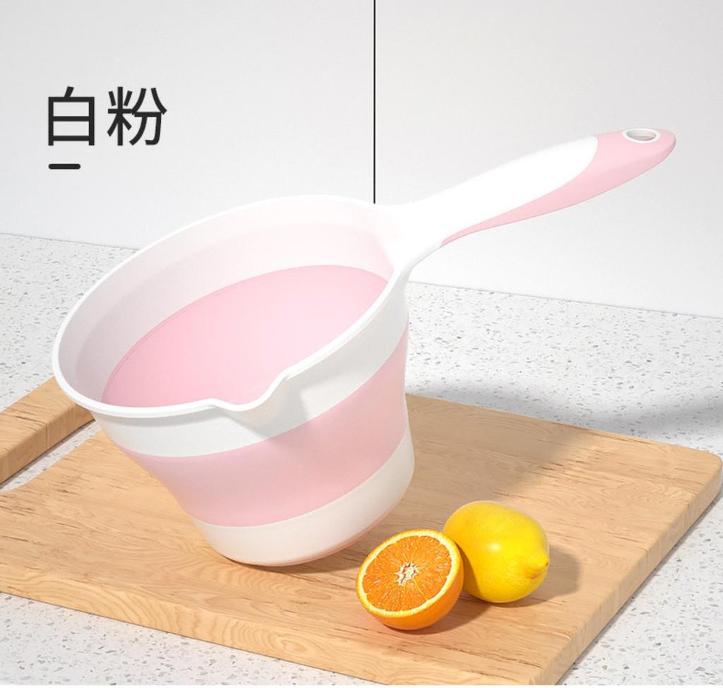 Kitchen Household Foldable Water Scoop Multifunctional Hanging Water Scoop Portable Travel Outdoor Scoop