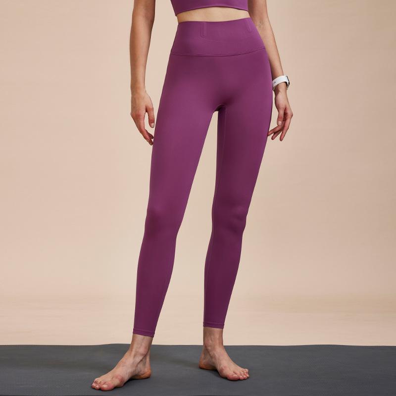 

Новые брюки для йоги с высокой талией и силиконовым поясом для утяжки талии на весну/лето - Утягивающая и поднимающая бедра фитнес-верхняя одежда. M