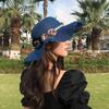 Girl's Fashion Summer Beach Hats Weaving Sun Hat New Korean Women's Flower Hat Thin Breathable Accessories Creative Gifts