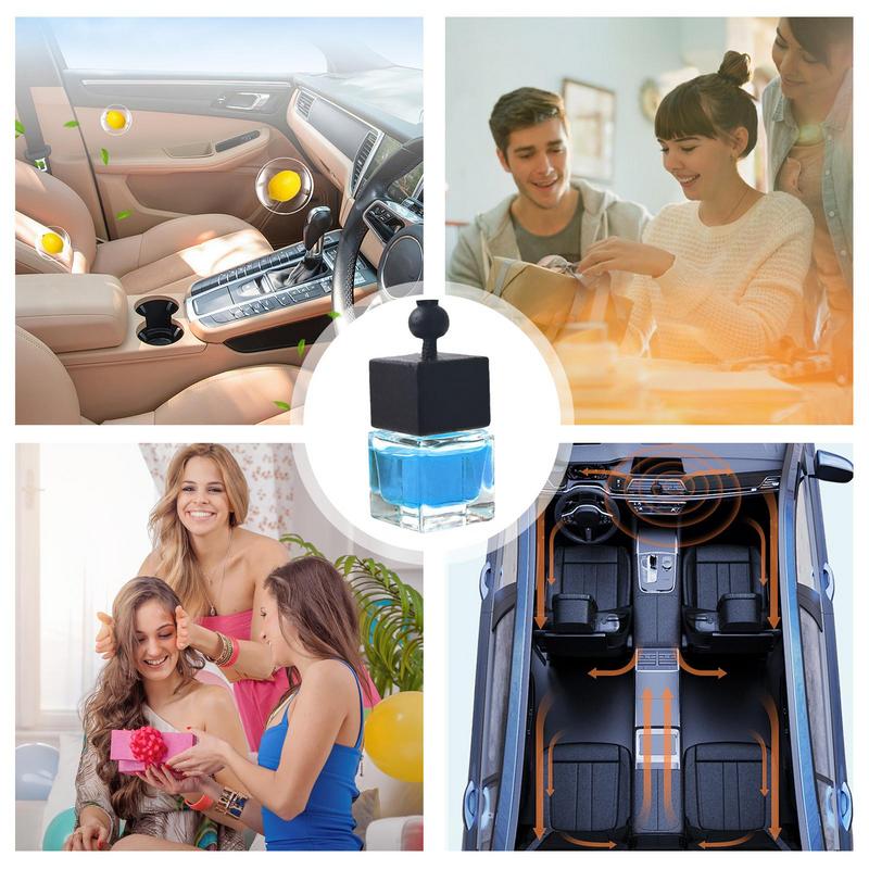 Car Perfume Oil Ocean Suspension Perfume Pendant 10ml Perfume Oil Pendant Rearview Mirror Decor Elegant Vehicle Decor