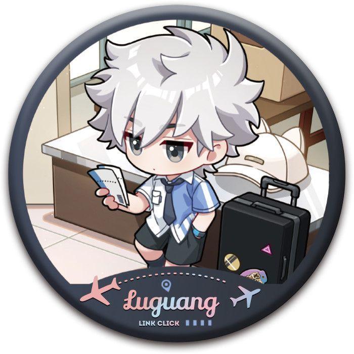 Cute Link Click chibi vein Charles Jo Lucas Yoyo merchandise, new creative anime cartoon pattern fashion decorative brooch badge