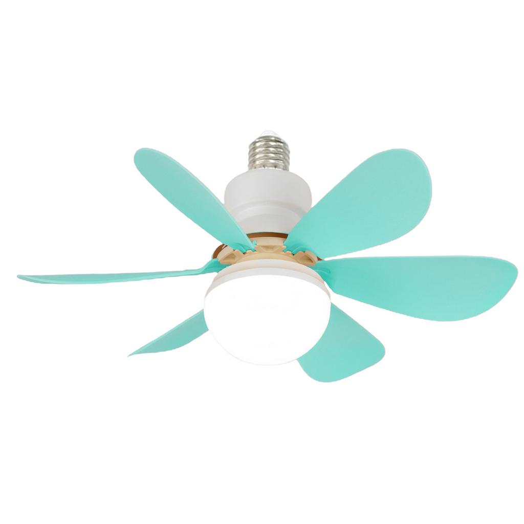 E27 Ceiling Fan with LED Light 30W AC86-265V 110V 220V Fan Light for Indoor Office Market White Lights Chandelier Fan