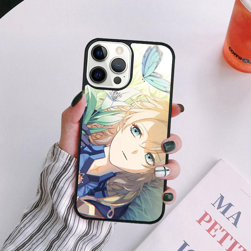 Genshin Impact Albedo Phone Case For iPhone 17 Air 14 13 12 16Pro Max 15 11  Plus Max Cover Shell coque