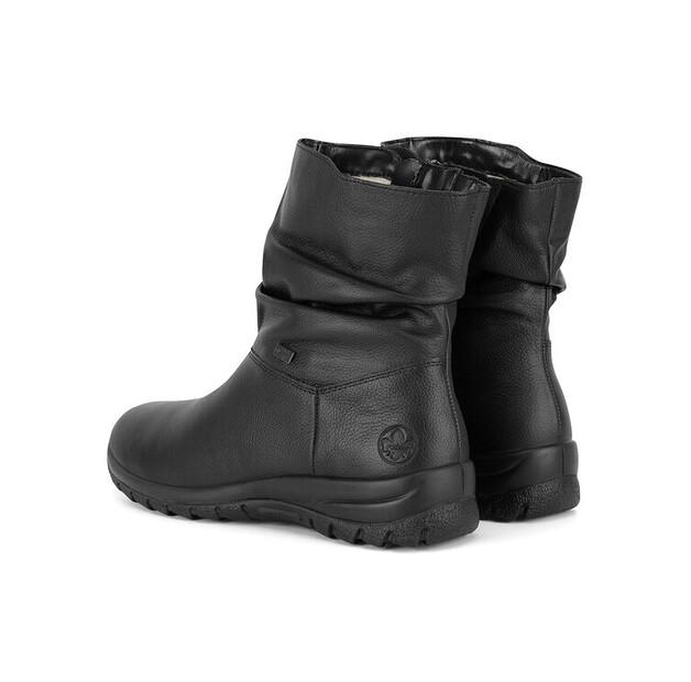 Rieker Z7193-00 Black Ankle Boots