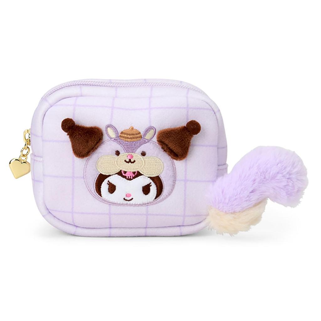 Sanrio Pouch Ages 3 and 223638 (Squirrel Fluffy) Kuromi, Up,
