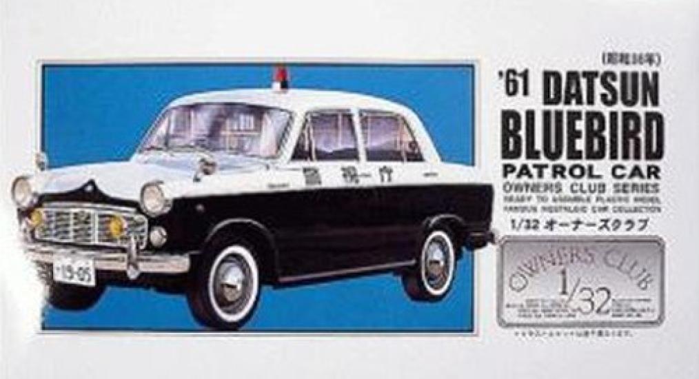 Micro Ace Club 55 Bluebird Police Car 1/32 Owner s No. синий