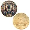 Dog Head God Nubis Commemorative Coin, Collecting Commemorative Medals, Enthusiasts Collecting Gifts, Graduation Season Day
