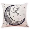 Home Decor Cushion Cover Sun Moon Pattern Throw Pillowcase Pillow Covers For Car