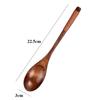 Handmade Wooden Spoon Natural Rice Soups Spoon High Quality Dinnerware Cutlery  Kitchen Accessories