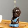 Chinese Style Buddha Statue Cute Sitting Statues Garden Accessories Mini Monk Figurines  Tea Play