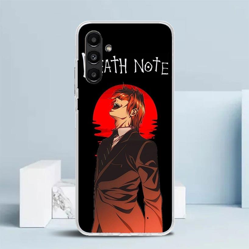 

N-Note D-Death Yagami Light Phone Case For Samsung Galaxy A17 A37 A57 A16 A15 A14 A13 A56 A55 A54 A53 A36 A35 A34 A33 A26 A25 A2 Samsung A06