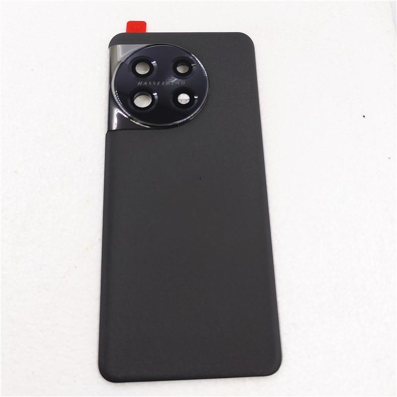 

Glass Battery Cover For OnePlus 11 Back Door Lid Rear Housing Panel With Camera Lens Glue Adhesive чорний