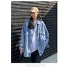 Cowboy Short Jacket for Women, Spring and Autumn Korean Version, New Long Sleeved Slim Fit Hooded Jacket Top