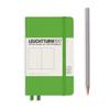 Leuchtturm A6 Fresh Officially Imported Notebook, Plain, Green, 357487,