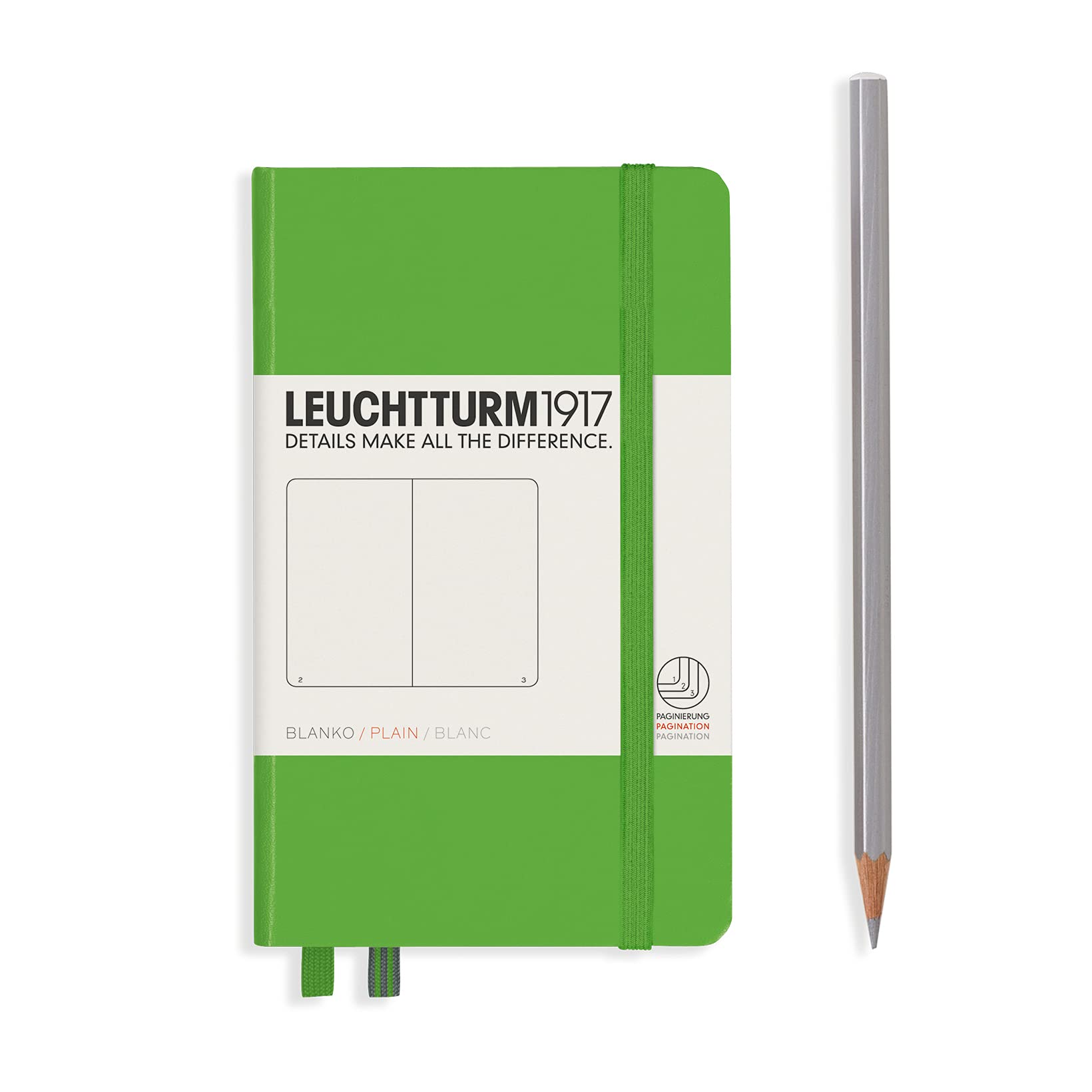 

Leuchtturm Блокнот A6 Без линовки Свежий зеленый 357487 Официальный импорт