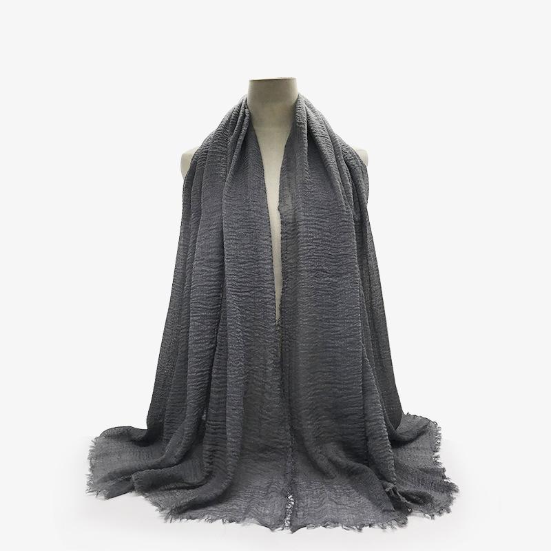 Women Cotton Linen Scarf Summer Girl Solid Color Sunscreen Thin Scarves Soft Shawl Foulard Viscose Spring Female Wrap Shawls New