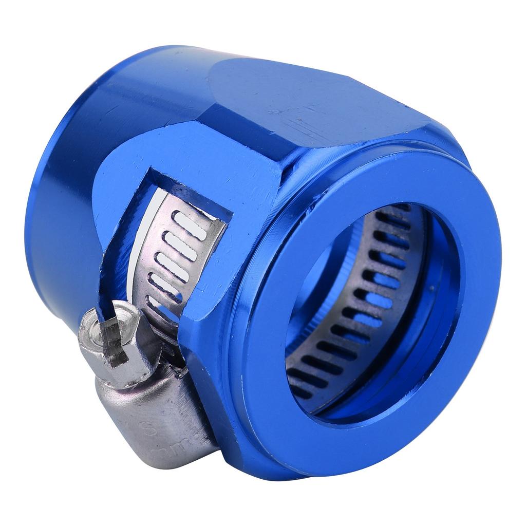 12AN Hose Finisher Clamp Connector Finishing Clip for Fuel Oil Diesel Gas Air Flexible TubeBlue