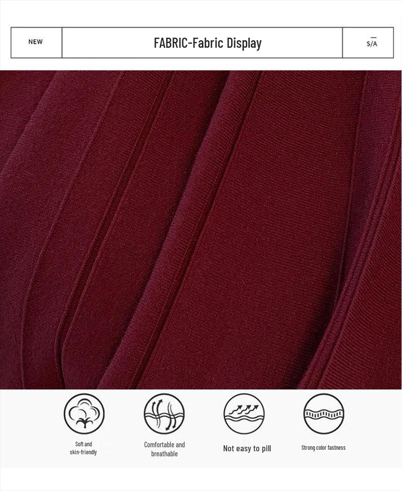 Plus-Size A-Line Sweater Skirt for Women - Slimming, Long, and Loose Fit