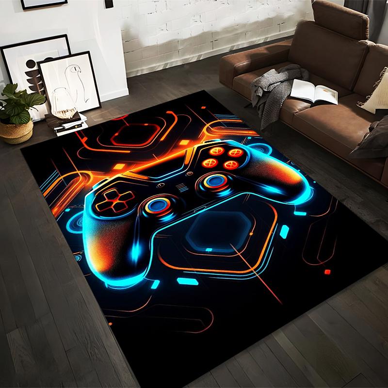 

Gaming Controller Neon Design Area Rug for Living Room or Bedroom Decor Suitable for use as an anti-slip for living room bedroom sofas 40x60cm( 15x23in )