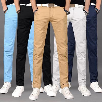 New Four Seasons Wearable Men'S Casual Pants Straight Leg Slim Fit Business Trousers Loose Pants