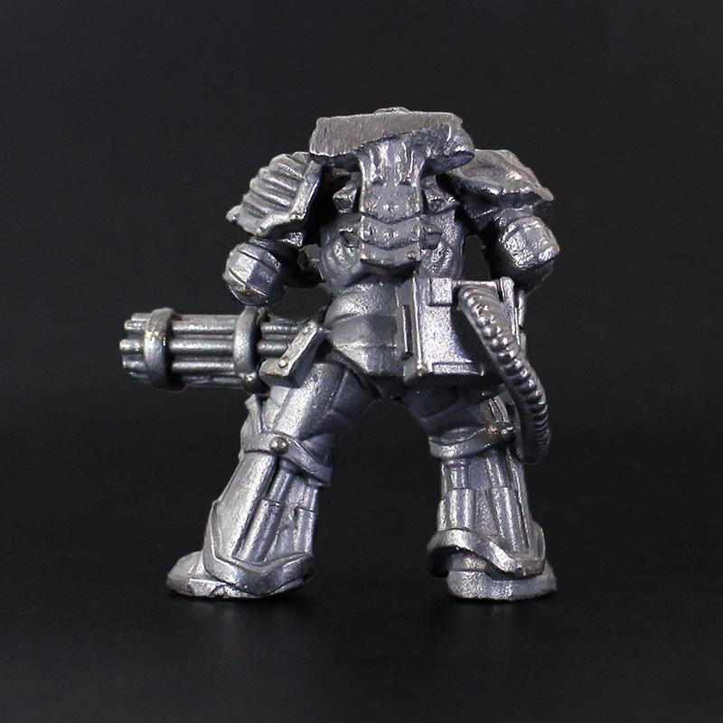 Brass Antique Soldier Model Home Office Desktop Figurine Creative Decoration Trendy Keychain Accessories Small Ornament