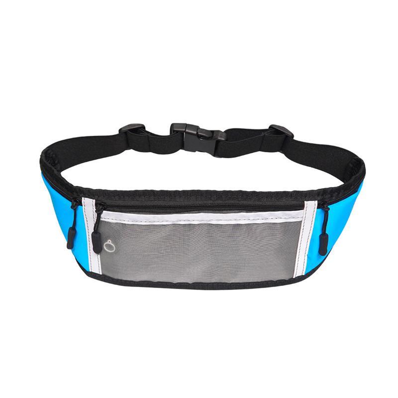 2025 New Fashion Design LED Multifunctional Luminous Sport Waist Bag Women Men Fiber Optic Night Running Bag Trend Glow Bag