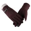 Warm Driving Outdoor Plush Fashion Accessories Full Finger Gloves Bow Mittens TouchScreen Gloves