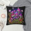 Ocean Magic Mushroom Pillowcases Polyester Room Cushion Cover Cool Decorative Pillow Cover 45*45