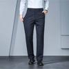 Fengxun Men's Wool Blend Casual Straight Leg Pants