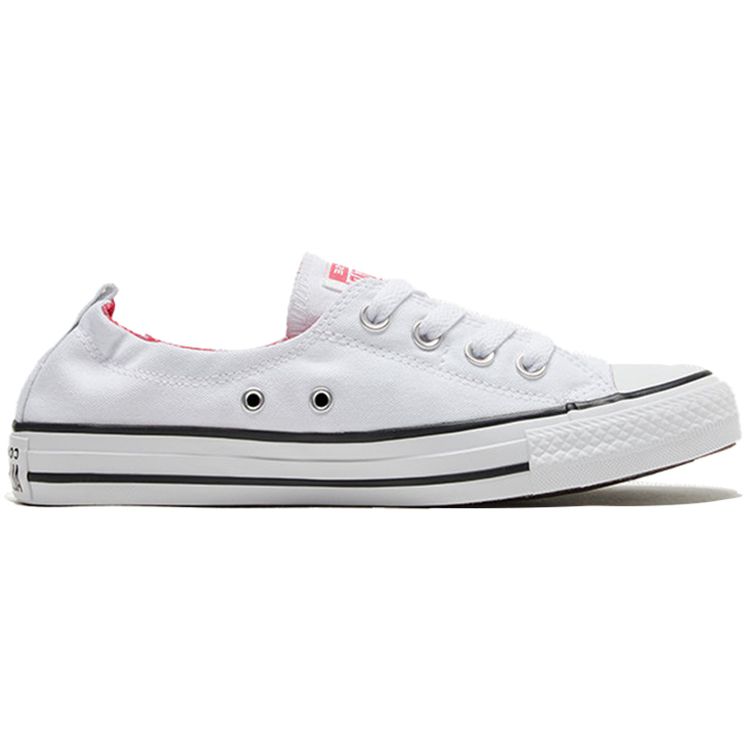 Converse All Star 1V Round Toe Lace-Up Low-Top Canvas Shoes Women Sneaker White 568540F
