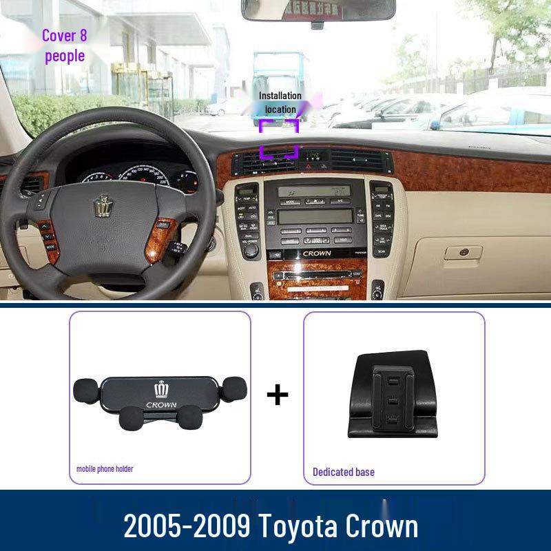 

Toyota Crown Phone Holder Clip-On for Car Navigation Toyota Crown
