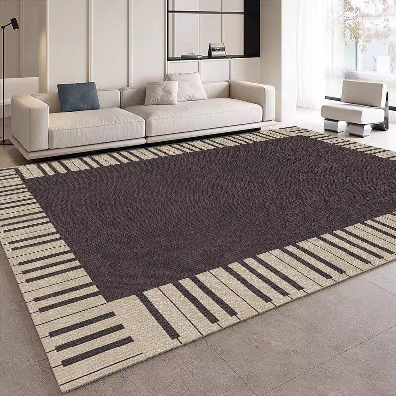 French Living Room Carpet Leave-In Waterproof Sand Coffee Table Blanket Dirt-Resistant And Easy To Take Care Of Non-Slip Floor Mat Bedroom Bedside