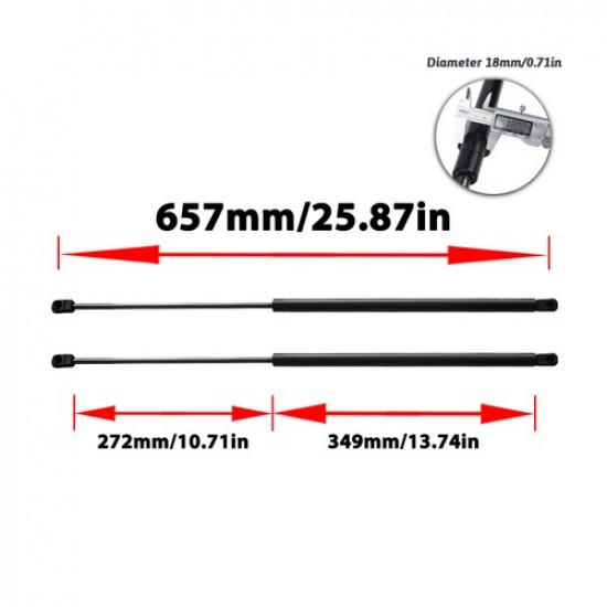 2Pcs Front Hood Lift Support Gas Struts For For Ford F250 F350 F450 Super Duty