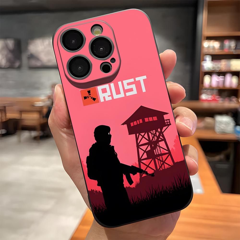 RUST Game Phone Case For IPhone 17 Pro Max 15 Pro 16 14 Plus 12 13 Mini 11 Pro Shockproof Soft Cover