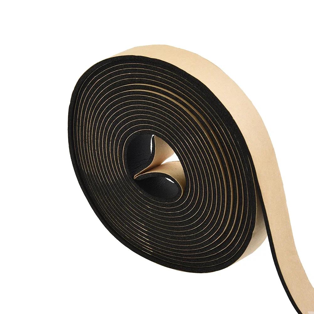 Skumtetningslist 20mm*5m*3mm Gummi Universell Værstripe Regnvisir Med M Dobbeltsidig Tape Tilbehør Støvtett