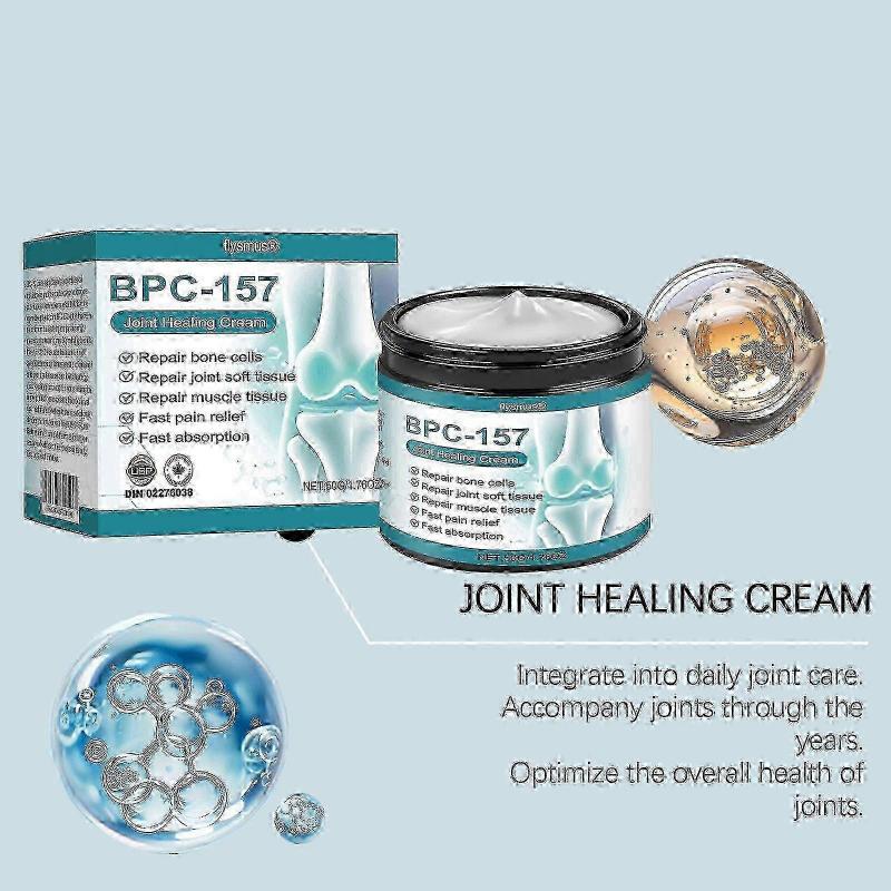 3X BPC-157 Advanced Joint Pain Relief Cream Joint Soothing Massage Oil Fast-Acting Formula for Post-Workout Recovery, Supports Joint Comfort