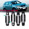 LHD Front Left/Right Black Exterior Door Handles For Kia Sorento 2003-2009 826503E021 826603E021 836503E021 836603E021