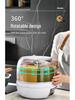 2024 Rotating Rice Storage Cylinder: Insect-Proof, Moisture-Proof, Sealed Grain Box for Home
