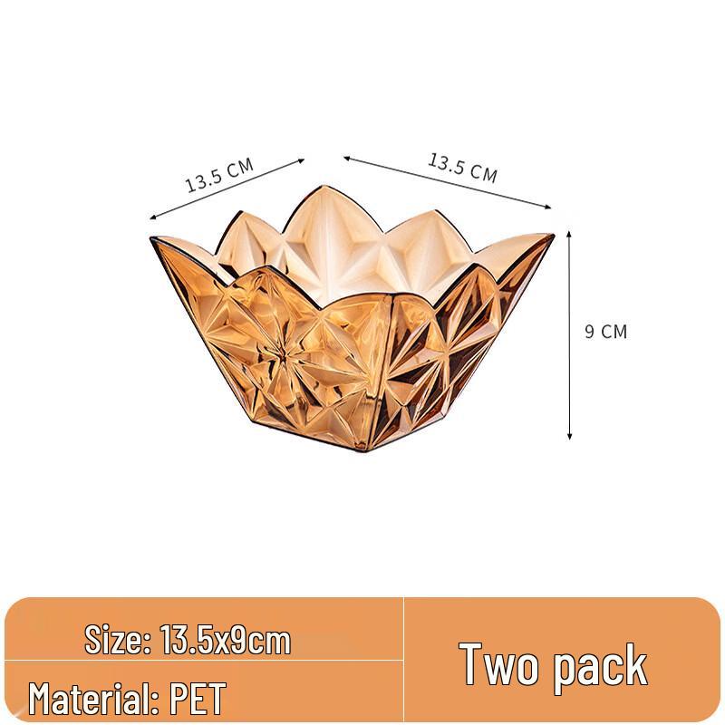 ZISIZ Square Serving Bowls (Set of 2)