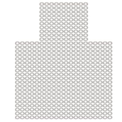 500 Pcs Stainless Steel Flat Washers 3x6x0.5mm Flat Washer Set for M2 and M2.5 Screws