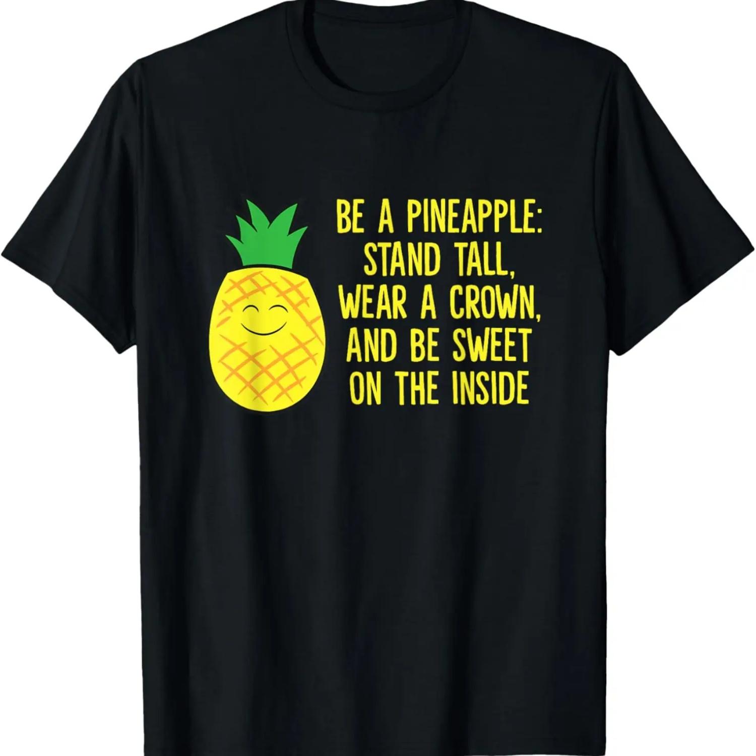Pineapple Girl Be A Pineapple Women Girls Love Pineapples T-Shirt S